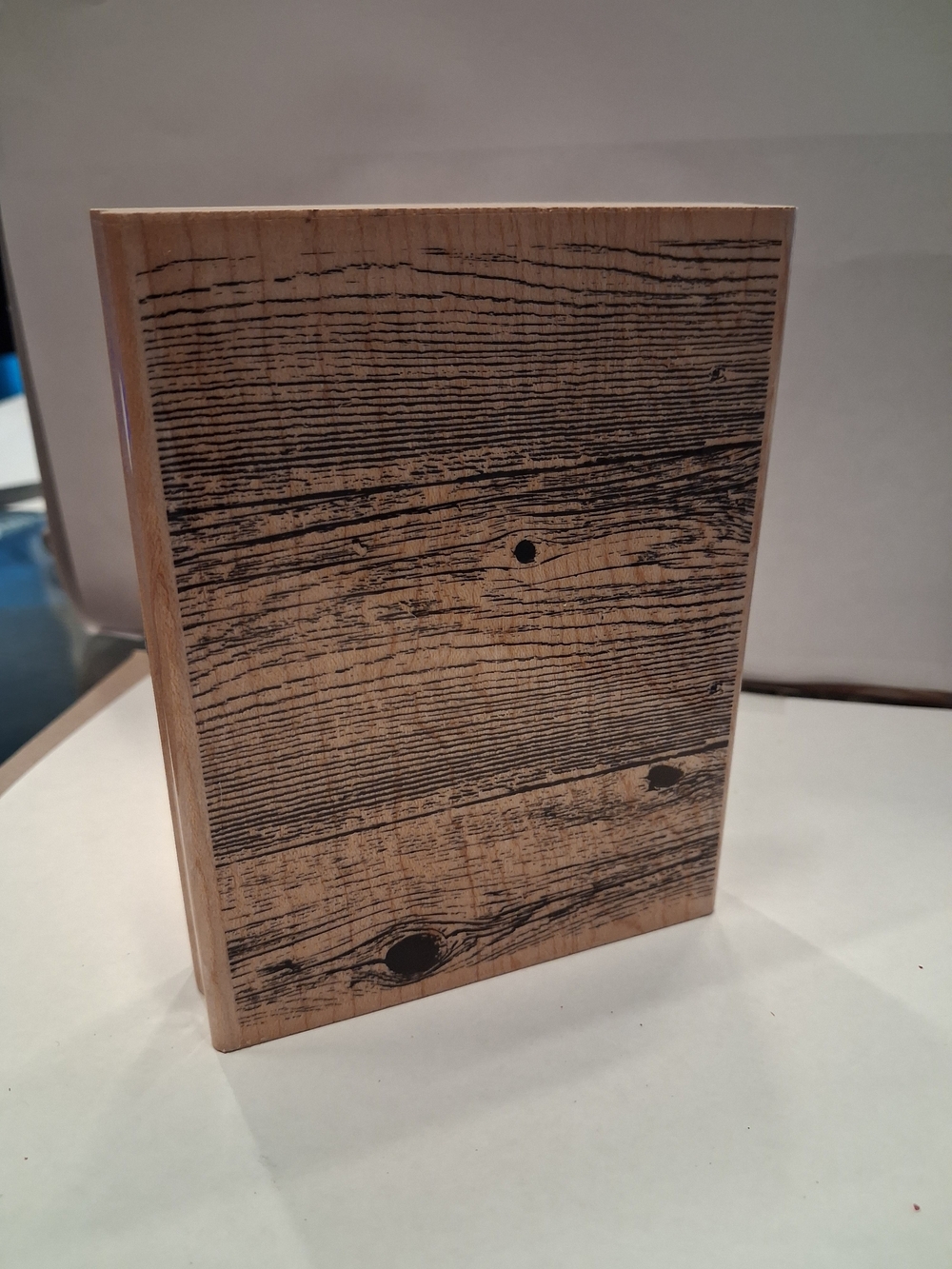 Woodgrain Decorative Stamp Block - Natural Wood Look